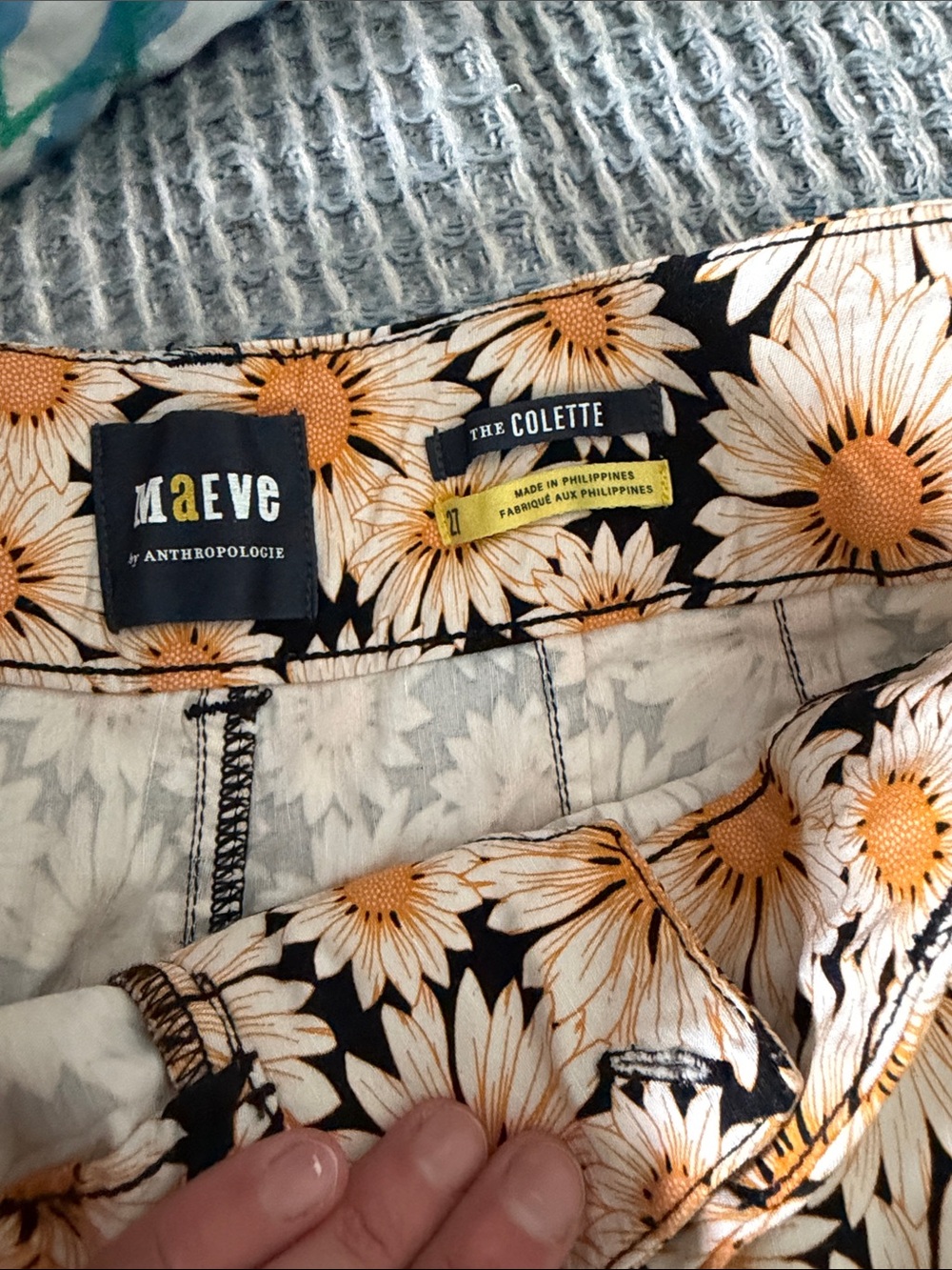 Colette Floral Daisy Wide-Leg pants - Picture 3 of 4